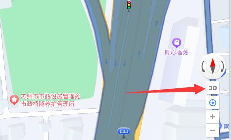 《百度地图》三维地图打开方式